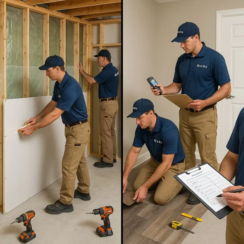 Repairs and Reconstruction process in Buckley, WA
